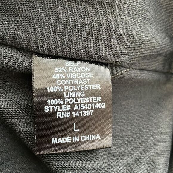 ASTR Black Long Sleeve Floral Lace Mini Dress. Size Large. Witchy, Goth Style. - Picture 15 of 15